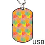 Birthday Balloons Dog Tag USB Flash (One Side) Front