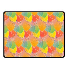 Birthday Balloons Double Sided Fleece Blanket (small)  by Nexatart