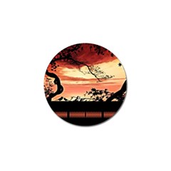 Autumn Song Autumn Spreading Its Wings All Around Golf Ball Marker (4 Pack) by Nexatart