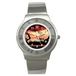 Autumn Song Autumn Spreading Its Wings All Around Stainless Steel Watch Front