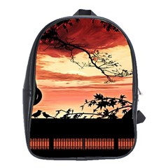 Autumn Song Autumn Spreading Its Wings All Around School Bags (xl)  by Nexatart