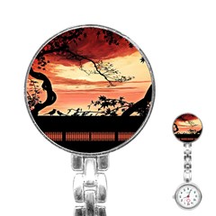 Autumn Song Autumn Spreading Its Wings All Around Stainless Steel Nurses Watch by Nexatart