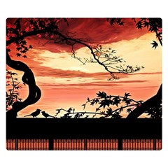 Autumn Song Autumn Spreading Its Wings All Around Double Sided Flano Blanket (small)  by Nexatart