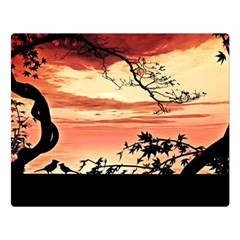 Autumn Song Autumn Spreading Its Wings All Around Double Sided Flano Blanket (large)  by Nexatart