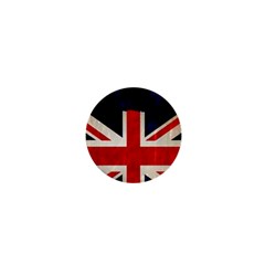 Flag Of Britain Grunge Union Jack Flag Background 1  Mini Buttons by Nexatart