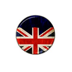 Flag Of Britain Grunge Union Jack Flag Background Hat Clip Ball Marker by Nexatart