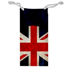 Flag Of Britain Grunge Union Jack Flag Background Jewelry Bag by Nexatart