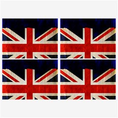 Flag Of Britain Grunge Union Jack Flag Background Belt Buckles by Nexatart