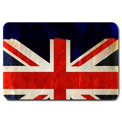 Flag Of Britain Grunge Union Jack Flag Background Large Doormat  by Nexatart