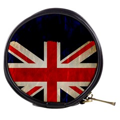 Flag Of Britain Grunge Union Jack Flag Background Mini Makeup Bags by Nexatart