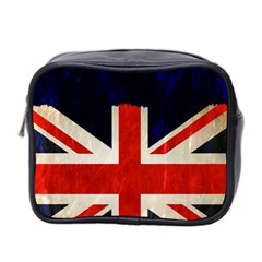 Flag Of Britain Grunge Union Jack Flag Background Mini Toiletries Bag 2-side by Nexatart