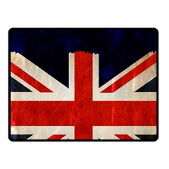 Flag Of Britain Grunge Union Jack Flag Background Fleece Blanket (small) by Nexatart