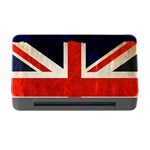 Flag Of Britain Grunge Union Jack Flag Background Memory Card Reader with CF Front