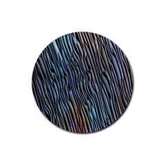 Abstract Background Wallpaper Rubber Coaster (round)  by Nexatart