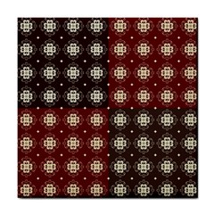 Decorative Pattern With Flowers Digital Computer Graphic Tile Coasters by Nexatart