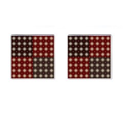 Decorative Pattern With Flowers Digital Computer Graphic Cufflinks (square) by Nexatart