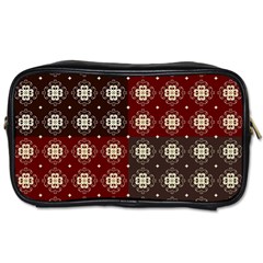 Decorative Pattern With Flowers Digital Computer Graphic Toiletries Bags