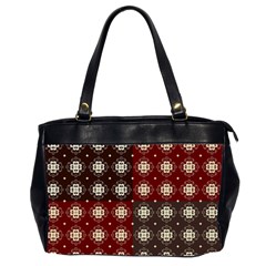 Decorative Pattern With Flowers Digital Computer Graphic Office Handbags (2 Sides)  by Nexatart