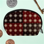 Decorative Pattern With Flowers Digital Computer Graphic Accessory Pouches (Large)  Front