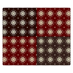 Decorative Pattern With Flowers Digital Computer Graphic Double Sided Flano Blanket (small)  by Nexatart