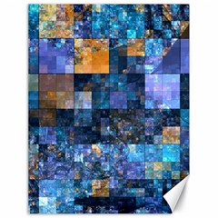 Blue Squares Abstract Background Of Blue And Purple Squares Canvas 18  X 24   by Nexatart