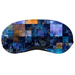 Blue Squares Abstract Background Of Blue And Purple Squares Sleeping Masks by Nexatart