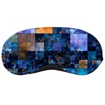 Blue Squares Abstract Background Of Blue And Purple Squares Sleeping Masks Front