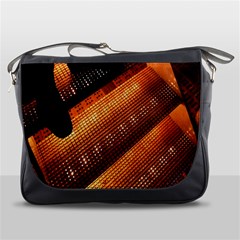 Magic Steps Stair With Light In The Dark Messenger Bags by Nexatart