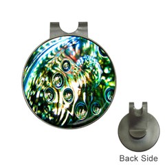 Dark Abstract Bubbles Hat Clips With Golf Markers by Nexatart