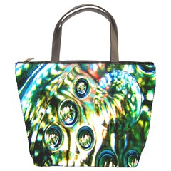 Dark Abstract Bubbles Bucket Bags by Nexatart