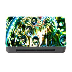 Dark Abstract Bubbles Memory Card Reader With Cf by Nexatart