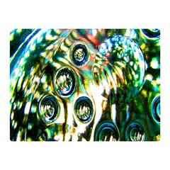 Dark Abstract Bubbles Double Sided Flano Blanket (mini)  by Nexatart