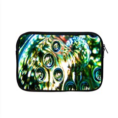 Dark Abstract Bubbles Apple Macbook Pro 15  Zipper Case by Nexatart