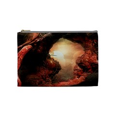 3d Illustration Of A Mysterious Place Cosmetic Bag (medium)  by Nexatart