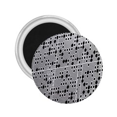 Metal Background With Round Holes 2 25  Magnets by Nexatart