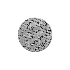 Metal Background With Round Holes Golf Ball Marker (10 Pack) by Nexatart