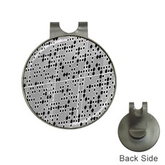 Metal Background With Round Holes Hat Clips With Golf Markers by Nexatart