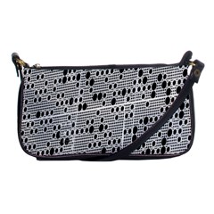 Metal Background With Round Holes Shoulder Clutch Bags by Nexatart