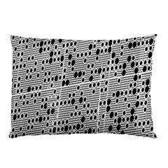 Metal Background With Round Holes Pillow Case (two Sides) by Nexatart