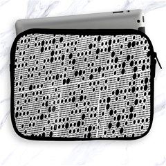 Metal Background With Round Holes Apple Ipad 2/3/4 Zipper Cases by Nexatart