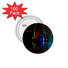 Illuminated Trees At Night Near Lake 1 75  Buttons (100 Pack)  by Nexatart