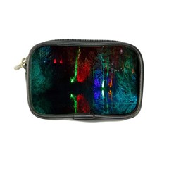 Illuminated Trees At Night Near Lake Coin Purse by Nexatart