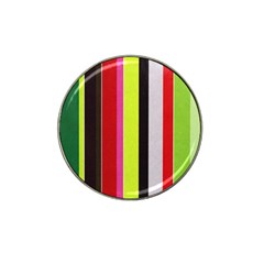 Stripe Background Hat Clip Ball Marker by Nexatart