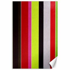 Stripe Background Canvas 24  X 36  by Nexatart