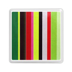 Stripe Background Memory Card Reader (square)  by Nexatart