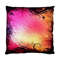 Floral Frame Surrealistic Standard Cushion Case (one Side) by Nexatart