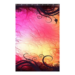 Floral Frame Surrealistic Shower Curtain 48  X 72  (small)  by Nexatart