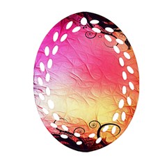 Floral Frame Surrealistic Ornament (oval Filigree) by Nexatart