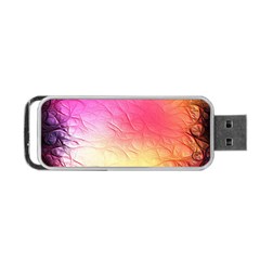 Floral Frame Surrealistic Portable Usb Flash (two Sides) by Nexatart