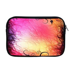 Floral Frame Surrealistic Apple Macbook Pro 17  Zipper Case by Nexatart